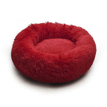 Load image into Gallery viewer, dark red color pet beds
