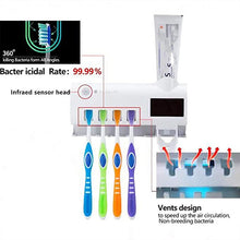 Load image into Gallery viewer, Rechargeable Solar led Automatic Toothbrush Sterilizer
